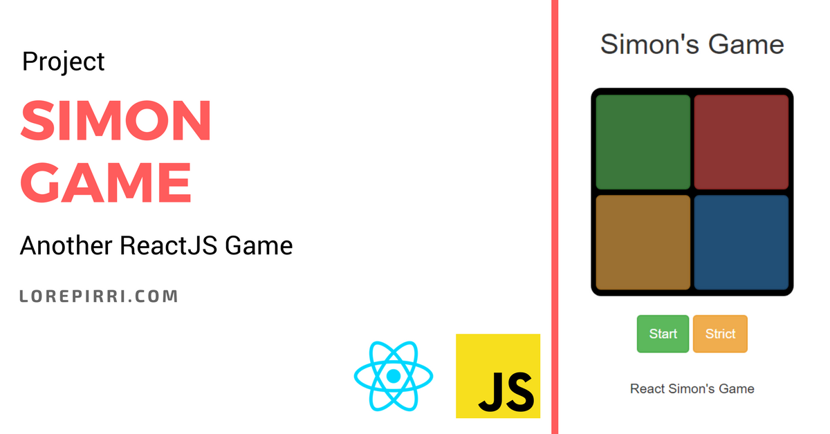 Simon Says Game in React 